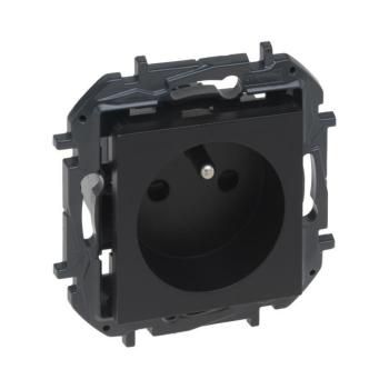 Legrand - Keret nélküli háztartási aljzat NILOE STEP 250V fekete 863530B kép
