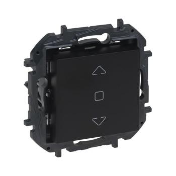Legrand - NILOE STEP keret nélküli redőnyvezérlő, fekete 863543B kép