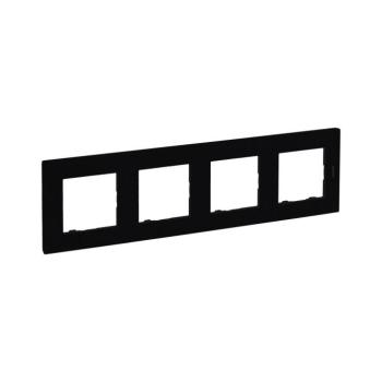 Legrand - NILOE STEP négyes keret, fekete 863594 kép