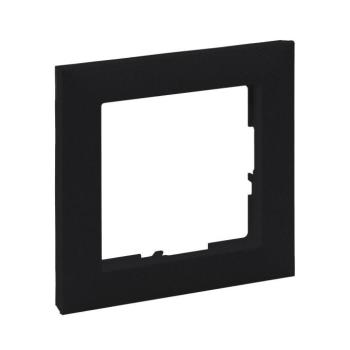 Legrand - SUNO 1-modulos keret, fekete 721521 kép