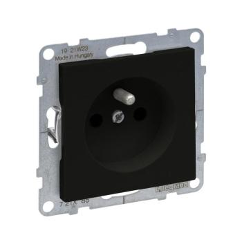 Legrand - SUNO 250V keret nélküli fali aljzat, fekete 721485 kép