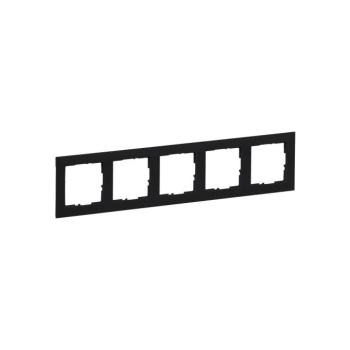 Legrand - SUNO 5-modulos keret, fekete 721525 kép