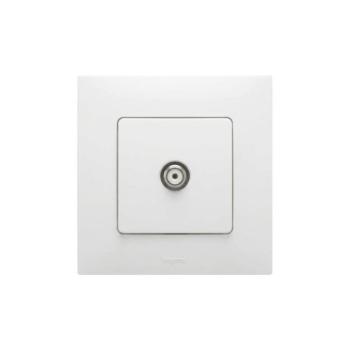 Legrand - TV aljzat kerettel NILOE fehér LR0028+LR0027 kép
