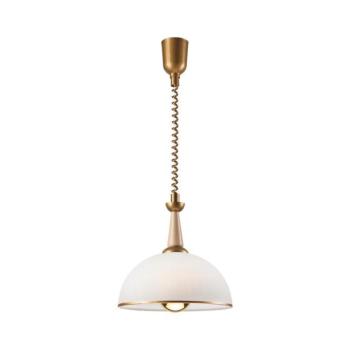 Lehúzható CHIARA csillár 1xE27/60W/230V bézs/cseresznye LM-1.1.110 kép