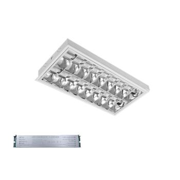 LENA-V LED 600MM 2X9W 4000K SÜLLYESZTETT SZERELÉSŰ 595X295mm +SÜRGŐSSÉGI KÉSZLETTEL kép