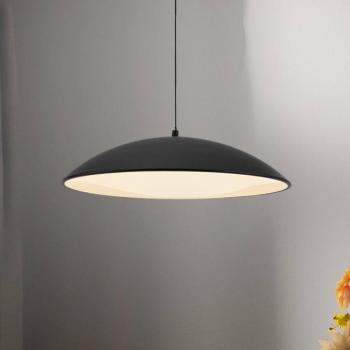 LENTE LED lógó világítás, fekete, Ø 40 cm, fém, Switchdim