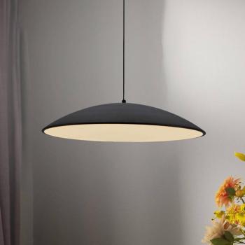 LENTE LED lógó világítás, fekete, Ø 50 cm, fém, Switchdim kép