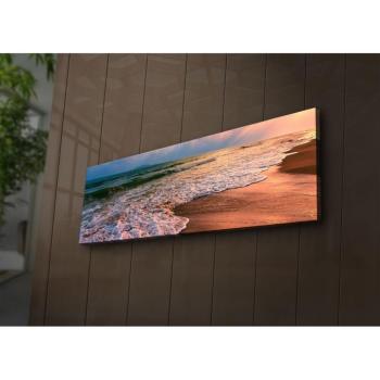 Lenyűgöző LED megvilágított vászonfestmény, 30 x 90 cm, 100% Velúr vászon, Fakeret (3 cm) | Akkumulátoros, be/ki kapcsoló | Tökéletes otthoni dekorációhoz kép