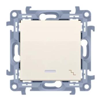 Lépcsőkapcsoló háttérvilágítással LED krém CW6L.01/41 kép