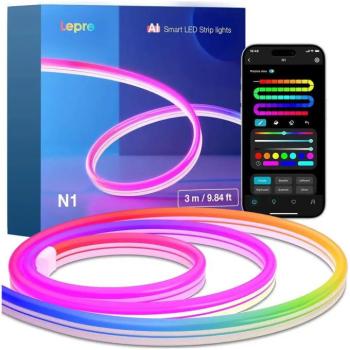 Lepro N1 AI Smart Neon Rgbic, 3m kép