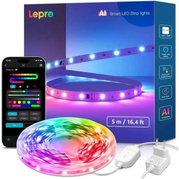Lepro S1 AI MagicColor Rgbic, 5m kép