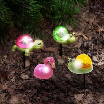 Leszúrható szolár – többféle – fehér LED – 10 x 6 x 15 cm kép