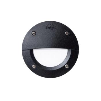 LETI 100EL LED FALI LÁMPA BEÉPÍTETT 3W CCT 4000K IP55 FEKETE kép