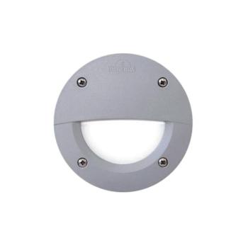 LETI 100EL LED FALI LÁMPA BEÉPÍTETT 3W CCT 4000K IP55 SZÜRKE kép