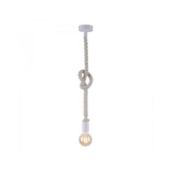 Leuchten Direkt 13572-16 - Csillár zsinóron DIY 1xE27/10W/230V fehér 13572-16 kép