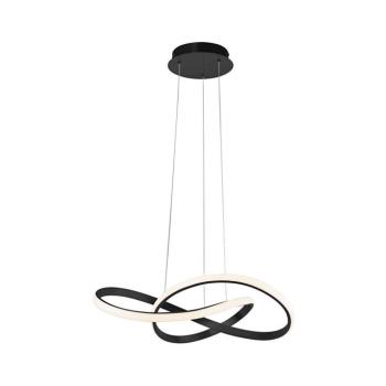 Leuchten Direkt 15402-18-LED Dimmelhető csillár zsinóron MARIA LED/25W/230V fekete 15402-18 kép