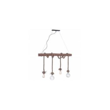 Leuchten Direkt 15483-18 - Csillár zsinóron ROPE 4xE27/60W/230V 15483-18 kép