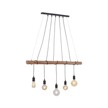Leuchten Direkt 15515-18 - Csillár zsinóron DAMIAN 5xE27/60W/230V 15515-18 kép