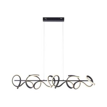 Leuchten Direkt 19033-18 - LED Szabályozható csillár zsinóron CURLS 4xLED/10,2W/230V 19033-18 kép