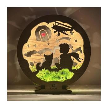 Li-Go 23634/DUB2 - Dimmelhető LED asztali dekoráció LED/12W/230V 20x22 cm tölgy 23634/DUB2 kép