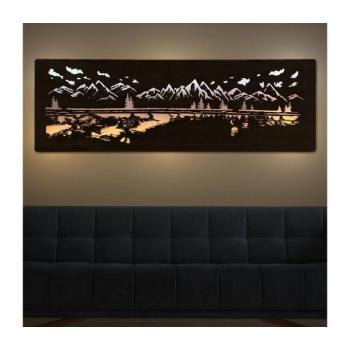 Li-Go 4778/A/4 - LED fali dekoráció LED/10W/5V 30000 mAh 120x40 cm tölgy 4778/A/4 kép
