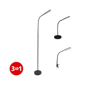 light LED dimmelhető lámpa 3 az 1-ben LED/10W/230V 3000/4000/6000K CRI 90 fekete 3350CN