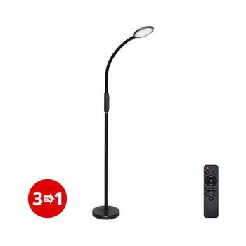 light LED Dimmelhető lámpa 3in1 LED/12W/230V fekete CRI 90 + távirányítás IVA3045FLCN kép