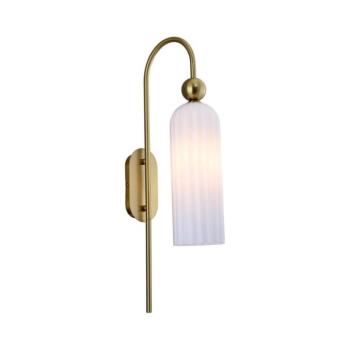 Light Prestige Fali lámpa PIEGA 1xE14/40W/230V sárgaréz/fehér LP-939/1W white kép