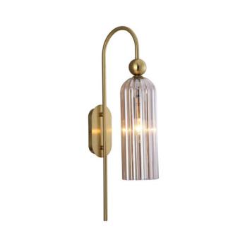 Light Prestige Fali lámpa PIEGA 1xE14/40W/230V sárgaréz/füstös bézs LP-939/1W amber kép