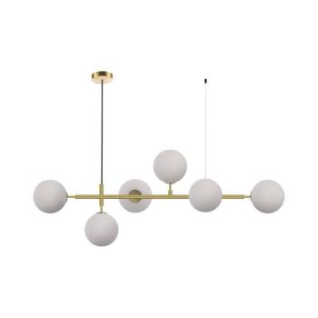Light Prestige Kábelre függesztett ALISA csillár 6xE14/40W/230V arany LP-005/6P WH kép