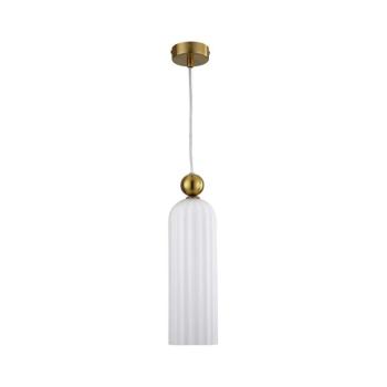 Light Prestige PIEGA kábeles függőlámpa 1xE14/40W/230V sárgaréz/fehér LP-939/1P white kép