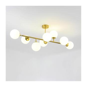 Light Prestige Rúdon függő csillár DORADO 8xE14/40W/230V arany LP-002/8P kép