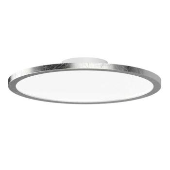 LIGHTME LED mennyezeti lámpa Aqua Ø30.2cm ezüst levél kép