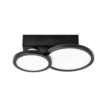 LightMe LED mennyezeti világítás Aqua GU10, 2 izzós, fekete kép