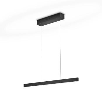 LINDA-72 fekete LED lógó lámpa, hossza 72 cm, gesztusvezérlés