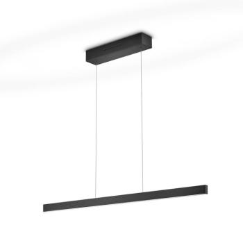 LINDA-92 fekete LED lógó lámpa, hossza 92 cm, gesztusvezérlés kép