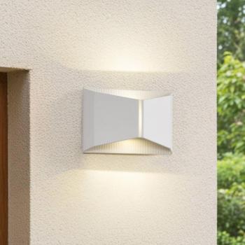 Lindby Anlira LED kültéri fali világítás, fehér, Up & down, IP65 kép