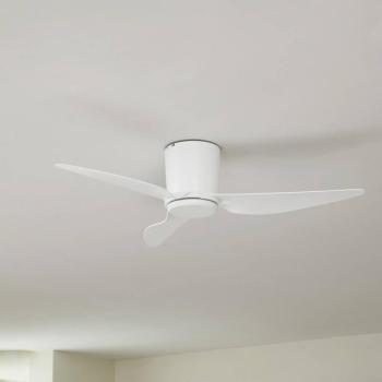 Lindby Aulo mennyezeti ventilátor, fehér, DC, csendes, Ø 123 cm kép