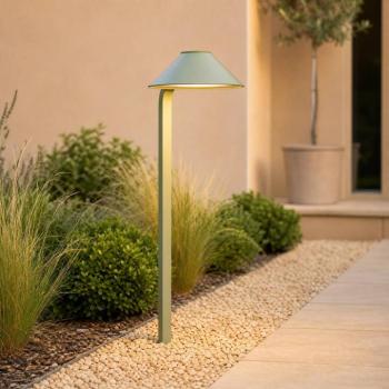 Lindby Capelo LED földi tüskés lámpa, világoszöld, 78 cm, IP65 kép