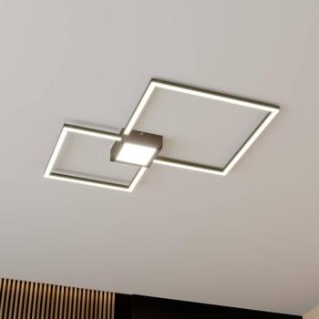 Lindby Duetto LED mennyezeti lámpa antracit 28 W kép