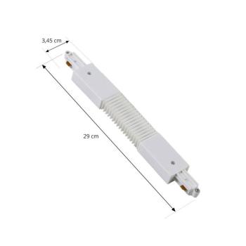 Lindby Flex csatlakozó Linaro, fehér, 1-fázisú rendszer kép