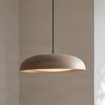Lindby Florie LED lógó világítás, bézs, Ø 40 cm, fém kép