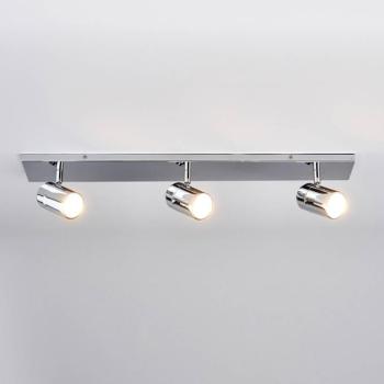 Lindby fürdőszobai mennyezeti lámpa Dejan, 65 cm, 3 lámpás, króm, IP44 kép