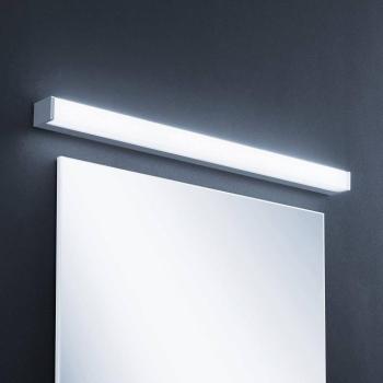 Lindby Klea LED-es fürdőszoba lámpa, 90 cm, króm, fém, IP44 kép