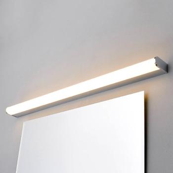 Lindby LED fali lámpa Philippa, lekerekített, 88cm, króm, IP44 kép