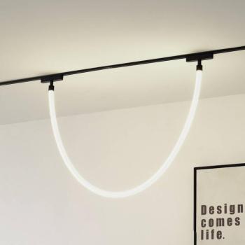 Lindby LED fénykábel Lumaro, hossza 150cm, textil, 48V kép