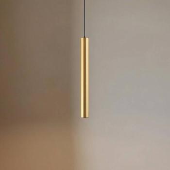 Lindby LED függő világítás Lumaro, arany, 27 cm, 48 V, dimmelhető kép