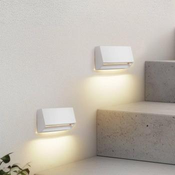 Lindby LED kültéri fali világítás Appeso, szélesség 16 cm, 2 db-os szett kép