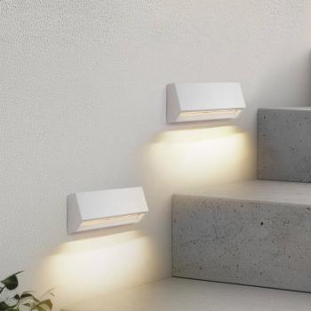 Lindby LED kültéri fali lámpa Appeso, szélesség 22 cm, 2 db-os szett kép