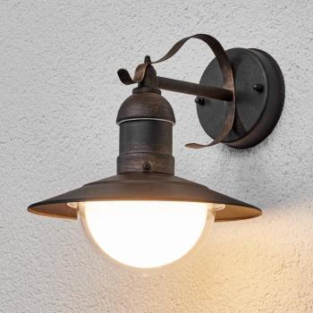 Lindby LED kültéri fali lámpa Clea, szélesség 24 cm, fém kép